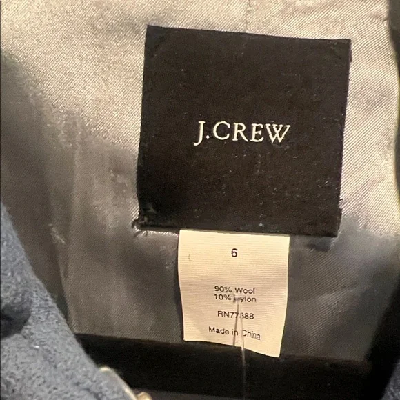 Blue Button-Up Coat - Picture 4 of 7